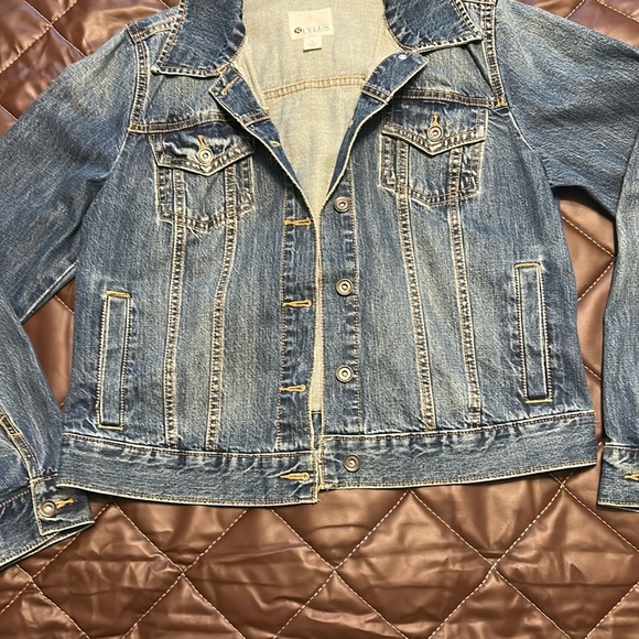 Stylus Blue Denim Jacket excellent condition Lg - Picture 13 of 13